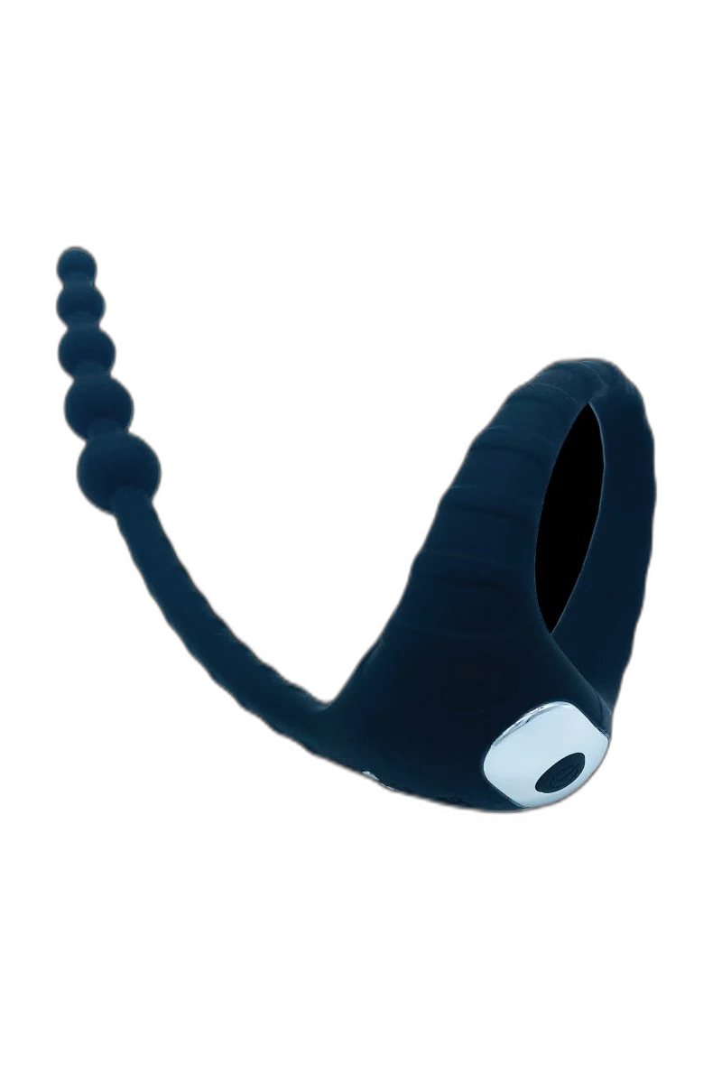 Dual Stimulation Cock Ring & Anal Beads - Image 3