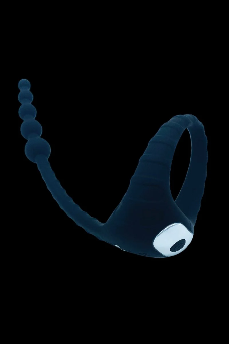 Dual Stimulation Cock Ring & Anal Beads - Image 5