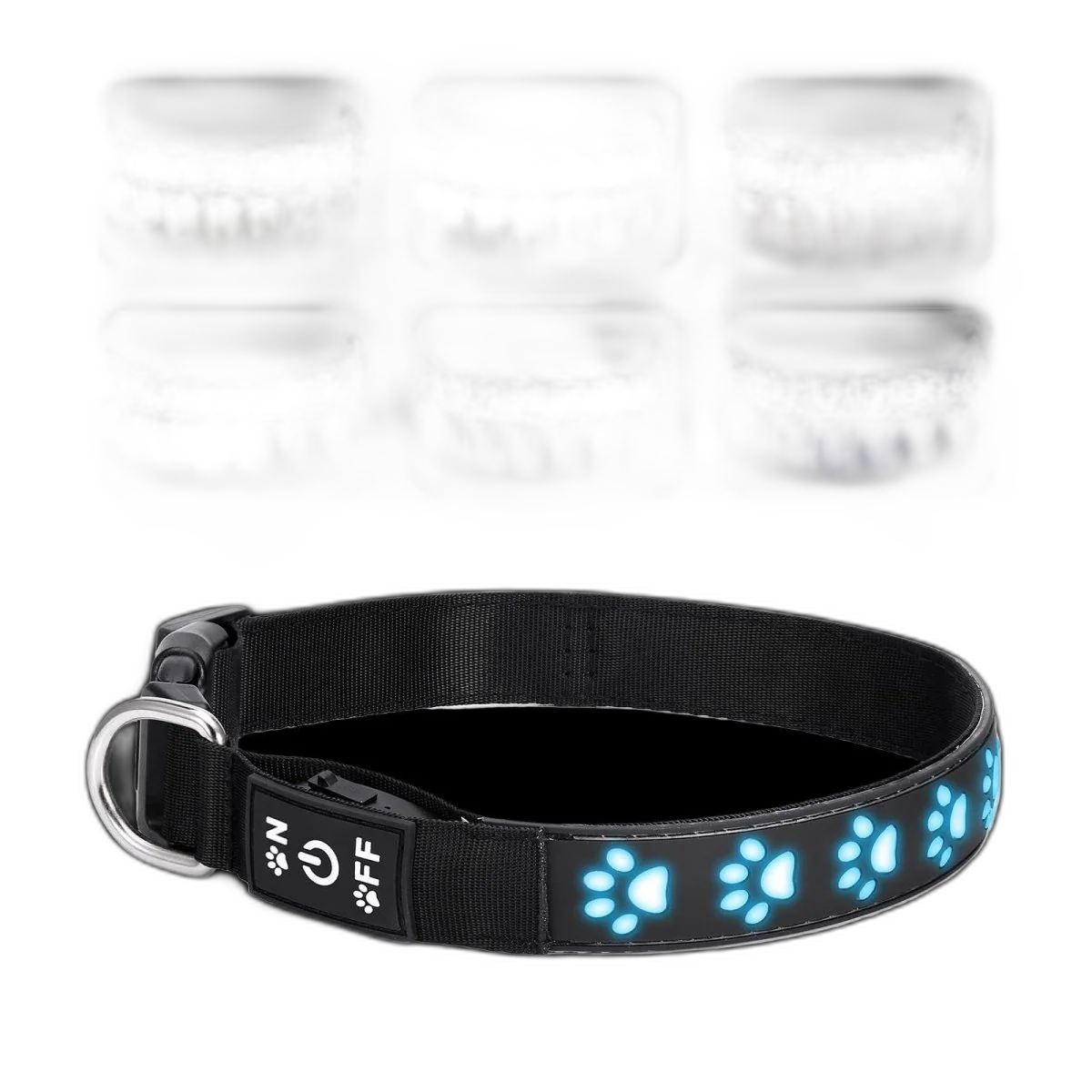 Paw Print Glow Collar - Image 4